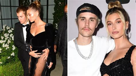 Justin Bieber Fuels Pregnancy Rumours As He Holds Haileys Tummy After Calling Her Mom