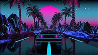 70 best wallpapers in 2020 | Digital illustration, Synthwave, Neon palm ...