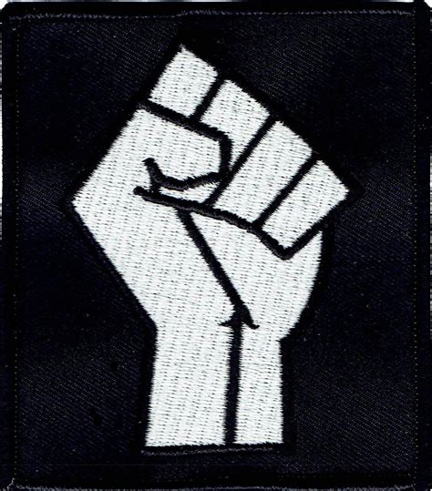 Power Fist Embroidered Patch 9cm X 10cm Etsy