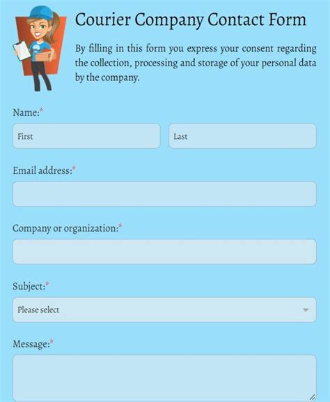 Free Contact Form Templates And Examples 123formbuilder
