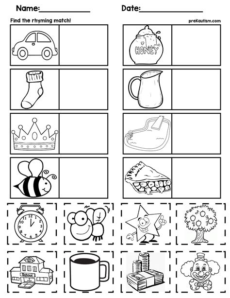 10 Rhyme Worksheets For Kindergarten Coo Worksheets