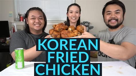 Korean Fried Chicken Mukbang Youtube