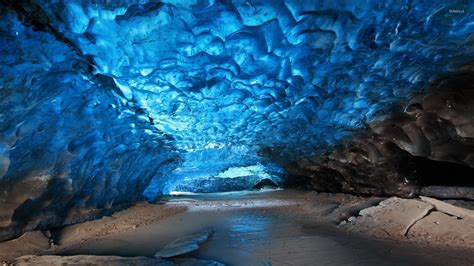 Cave Under Ice Wallpaper Nature Wallpapers 48671