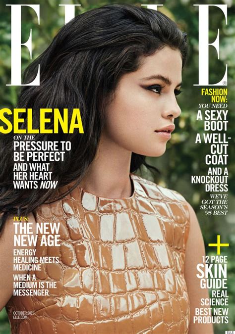 Selena Gomez Covers Elles October 2015 Issue Opens Up About Moving On