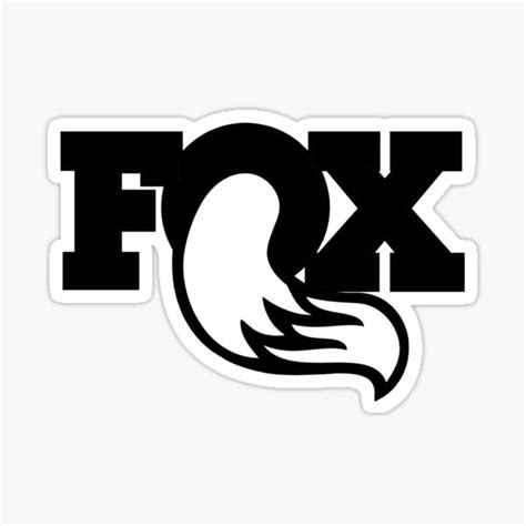 Logo Fox Racing Shocks Sticker By Kathriburger Redbubble