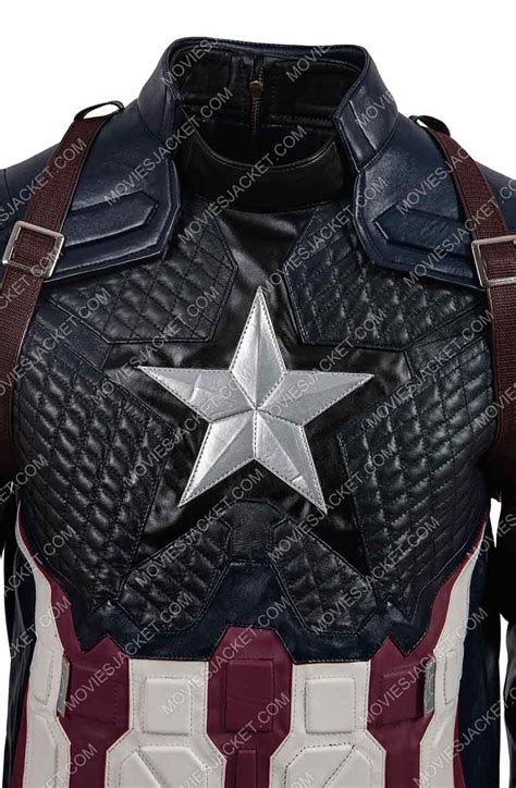 Avengers Captain America Endgame Leather Jacket Movies Jacket