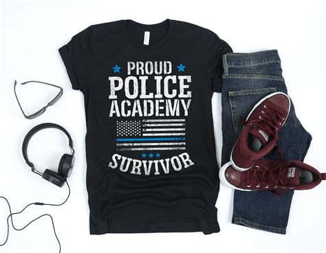 Proud Police Academy Survivor Shirt Police Shirt Police Gifts Police Police Officer Shirt | Kitilan