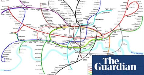 London Underground 14 Alternative Tube Maps News The Guardian