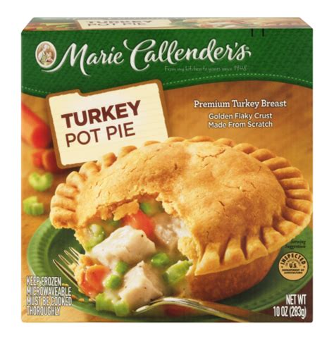 Marie Callender's Turkey Pot Pie, 10 Oz (Frozen) | Turkey pot pie, Pot pie, Turkey pot
