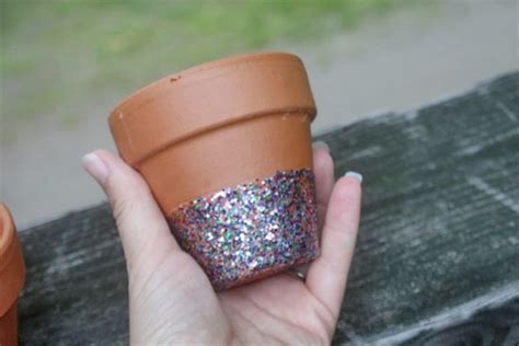 Diy Glitter Flower Pots Factory Direct Craft Blog