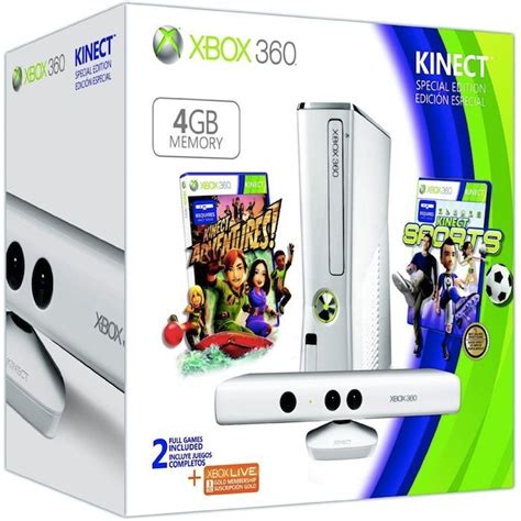 Xbox 360 Special Edition 4gb Kinect Sports Bundle