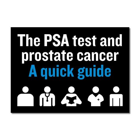 The PSA Test And Prostate Cancer Prostate Cancer UK Shop