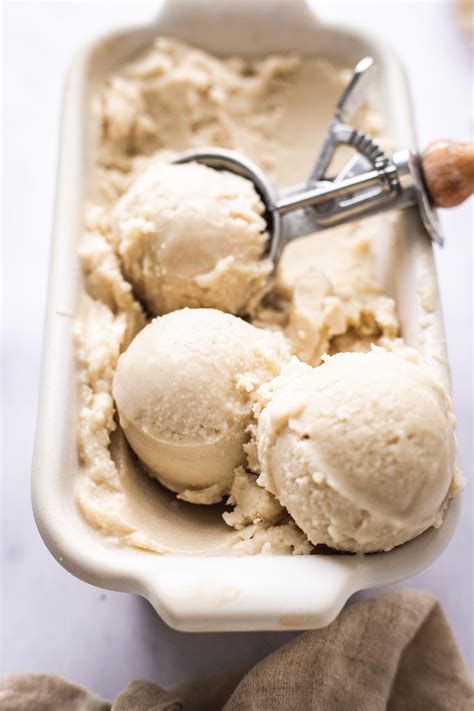 Nut Free Vegan Vanilla Ice Cream Recipe Oat Milk Based The Banana Diaries