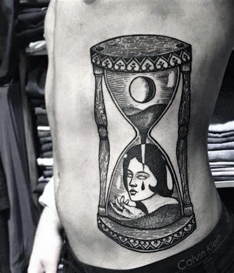 Here are some hourglass tattoo ideas with their illustrative images. 60 Hourglass Tattoo Designs For Men - Passage Of Time