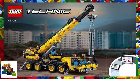 Lego Technic Crane Instruction Видео по шагам Очумелые ручки на