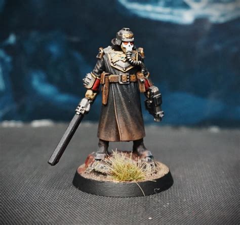 Death Korps Of Krieg Commissar Conversion Painted Warhammer 40k Astra