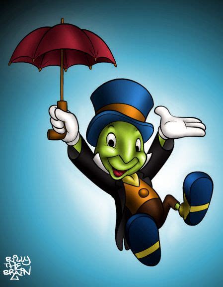 Jiminy Cricket Colour By Billythebrain On Deviantart Jiminy Cricket