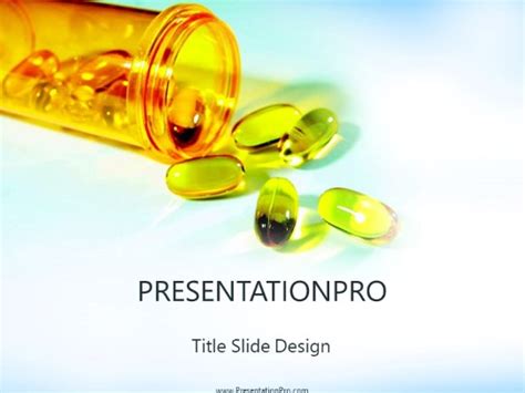 Vitamin E Medical Powerpoint Template Presentationpro