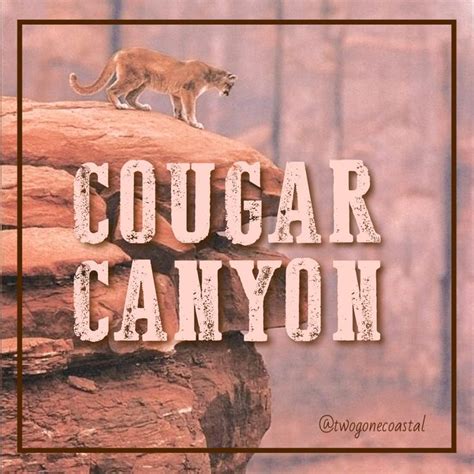 Pin On Cougar Canyon