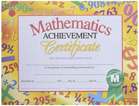 mathematics achievement certificate template free certificate sexiezpix web porn