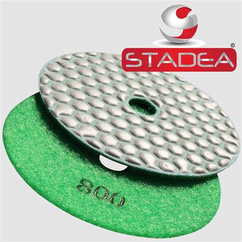 Diamond Polishing Pads Set 4 Dry For Granite Marble Stone Concrete