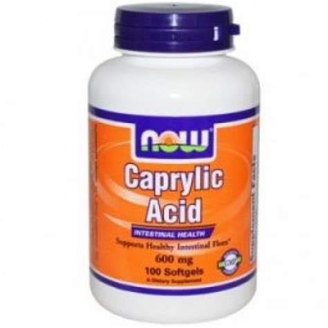Caprylic Acid 600 Mg 100 Tablets