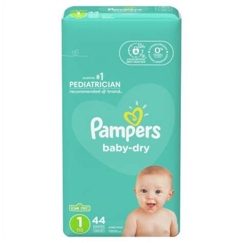 Pampers Baby Dry Size 1 Diapers 44 Ct Qfc