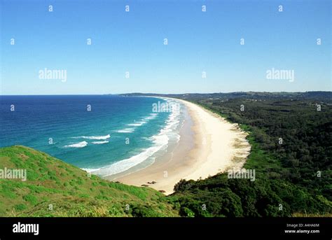 Byron Bay Tallow Beach Byron Bay New South Wales Australia Stock