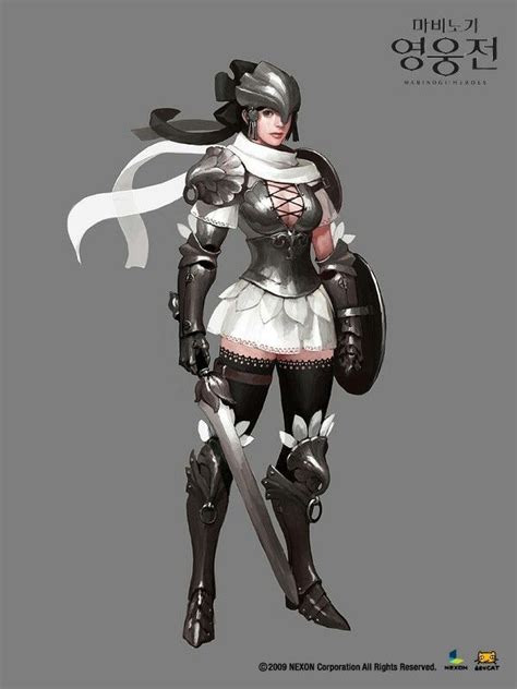 Mabinogi Heroes Armor Female Character Design Rpg Character Character