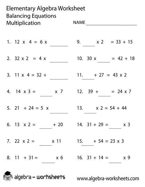 Plus every worksheet includes a free answer key. 9Th Grade Algebra Worksheets Free Printable | Free Printable