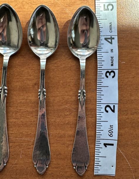 vintage antique nils johan set 6 silverplated spoons original box sweden swiss ebay