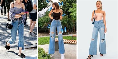 21 Ways To Wear Wide Leg Jeans The Outfit Ideas To Try Who What Wear