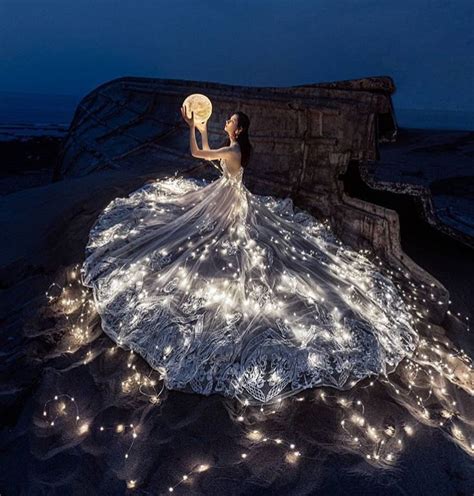 Pin by Анастасія on Photos Фото Sparkle wedding dress Fantasy