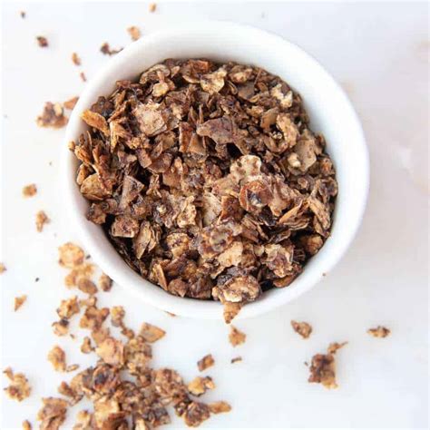 Chocolate Tigernut Granola Paleo Aip Nut Free Thriving Autoimmune