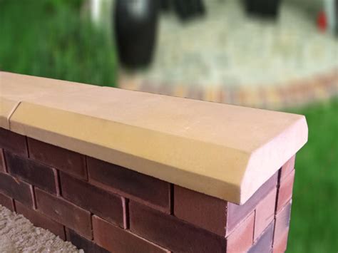 Sandstone 13 Inch 13 Inch Chamfered Flat Coping Coping Stone Stone