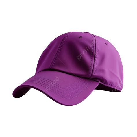 Purple Cap Wear Baseball Hat Side View Cap Fashion Helmet Png