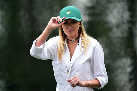 Paulina Gretzky Had A Great Time Caddying For Dustin Johnson At The