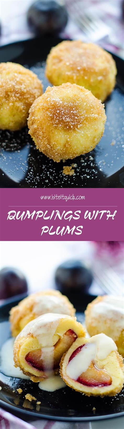 Dumplings From Tasty Potato Dough Stuffed With Sweet Fresh Plums And