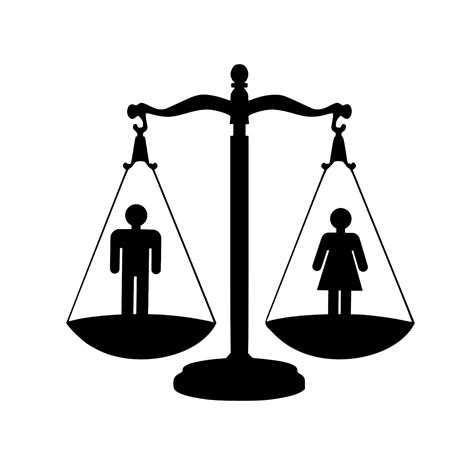 Illustrations Of Equality Rights Silhouette