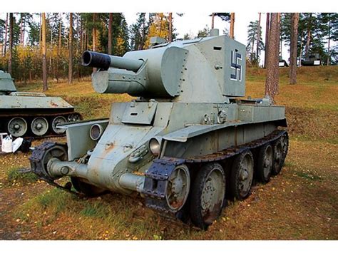 The Finnish Built Bt 42 Bt 7 Chassis Fitted With A 114mm Assault
