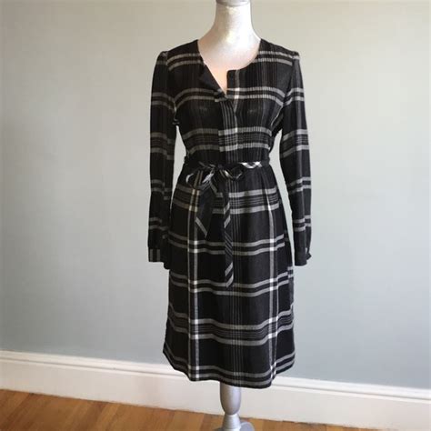 Burberry Dresses Burberry Brit Checked Belted Dress Poshmark