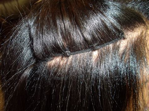 If you prefer the strand by strand hair extension method and you have thin hair you may want to try micro tape extensions instead of micro beaded hair extensions or fusion which cause major damage. Tress Art: Micro Bead Extensions