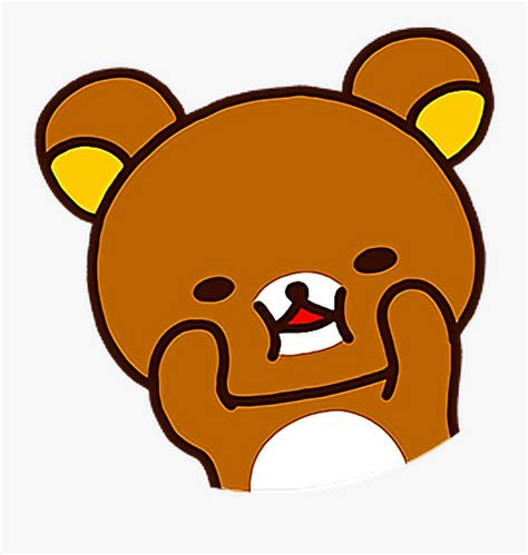 Bear Oso Osito Messenger Sticker Sweet Cute Lindo Dulce Kawaii Png