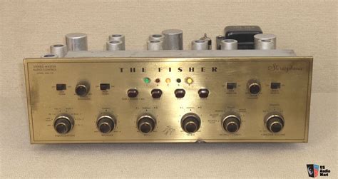 Fisher Model 400 Cx Vintage Stereo Master Audio Control Tube