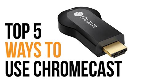But, if you are wondering, how does chromecast work and casts contents from your smartphone to tv wirelessly? Top 5 Ways to Use the Chromecast 2014 - YouTube