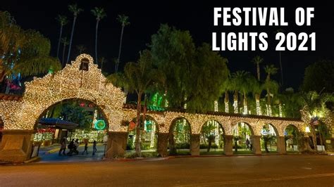 Mission Inn Festival Of Lights In Riverside 2021 Youtube