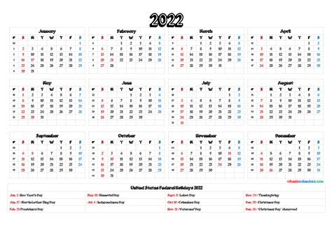2022 Yearly Calendar Template Word 6 Templates Yearly Calendar