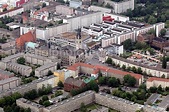 Dessau-Roßlau from above - City view of the city area of in Dessau ...