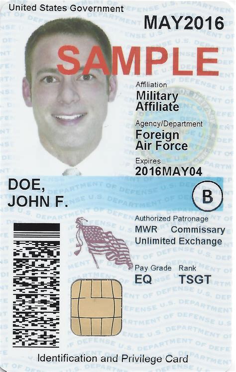 Fotor's id card maker offers a wide variety of id card templates that work for many categories: CAC change aids visually color impaired security officers > U.S. Air Force > Article Display
