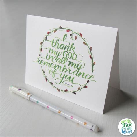 Scripture Thank You Notes Christian Thank You Cards Bible Etsy